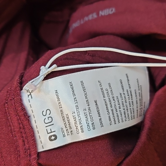 NWT Figs High Waisted Zamora scrub jogger pants sz XXS - Picture 10 of 11